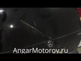 Крышка багажника в сборе со стеклом mercedes ml w163 a1637401105 a1637400557