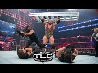 (wwe mania) tlc 2012 ryback & team hell no vs the shield (tag team tlc match)