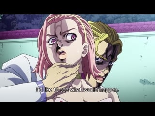 【hd】ジョジョ yoshikage kira gets dragged to