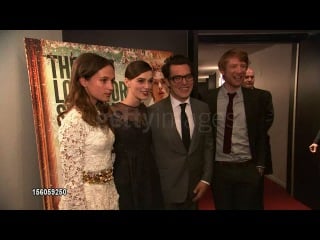 Keira knightley, alicia vikander, joe wright, and domhnall gleeson at the 'anna karenina' special screening in new york,