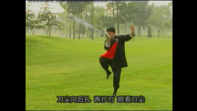 Иньши багуачжан форма с большой саблей