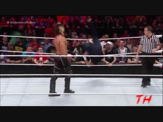Dean ambrose vs seth rollins highlights hd raw 04 05 2015