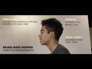 Curly pomp bruno mars ★ pompadour ★ mens hair