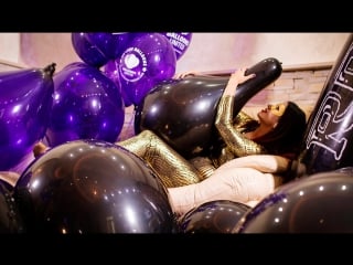 Ttr room 2 session 5 'black and gold' (trailer) balloon inflatable fetish looner girl