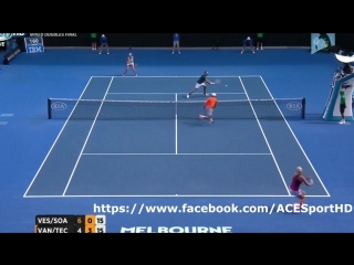 Vesnina soares vs vandeweghe tecau 2016 01 31 final mixed doubles tennis highlights by ace