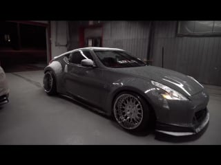 Cambergang | mikes bagged widebody 370z | perfect stance