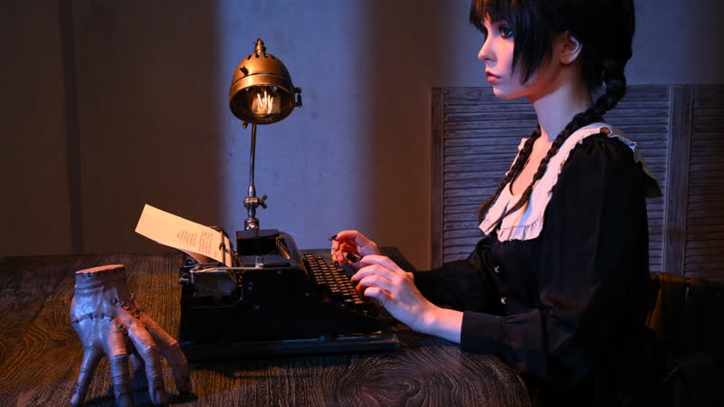 Фотошкола олега зотова урок 21 косплей уэнсдей