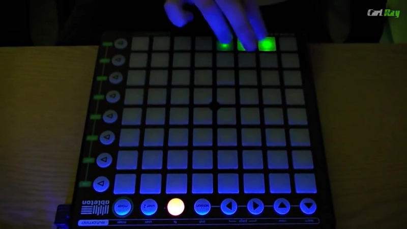 Novation launchpad chasing summers live routine