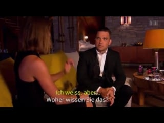 Srf "glanz und gloria" interview mit robbie williams