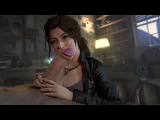 Lara croft oral sex; minet; blowjob; deepthroat; facefuck; licking; handjob; masturbation; 3d sex porno hentai; [tomb raider]