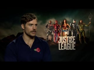 Justice league interviews gal gadot, ben affleck, henry cavill, ezra miller, momoa, fisher