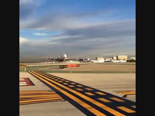 Airbus a380 take off