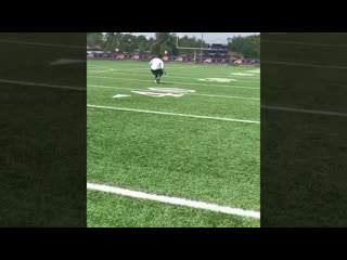 Lamar jackson works with antonio brown jerry jeudy to prepare him for nfl draf