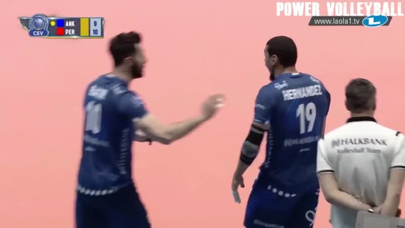 When volleyball players celebrate too early (hd)