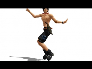 [mmd one piece] portgas d ace splash free