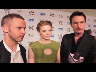 Dominic monaghan, michael eklund and ashley bell