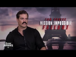 We mustache henry cavill some mission impossible questions