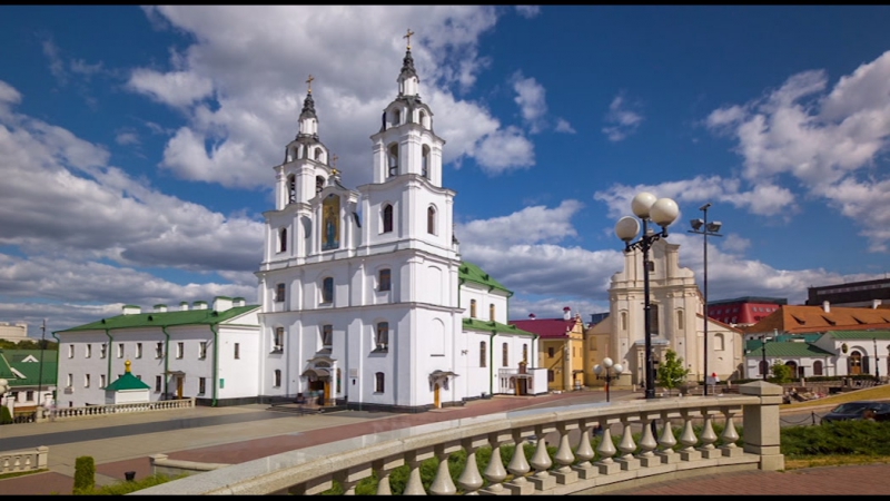 Тайм лапс застаўка "белсату" / касцёл