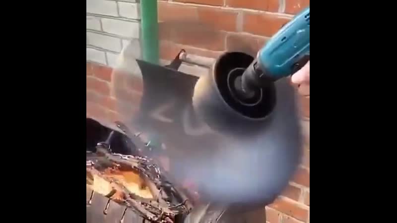 Когда твой отец инженер и учит тебя как правильно разводить огонь