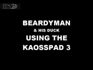 Beardyman using korg's kaoss pad