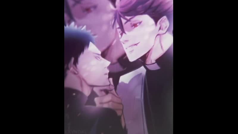 ➶ haikyuu ➷ oikawa tooru x iwaizumi hajime, iwaoi