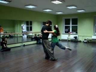 Tango lesson, tango escenario dana frigoli y adrian ferreyra, waite tango festival