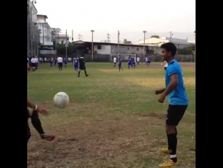 Play some muay thai soccer with buakaw and saenchai