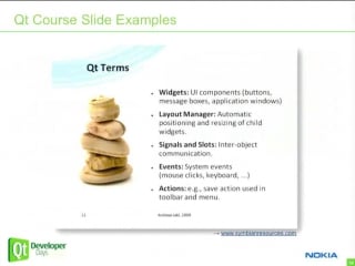 Qt in education for mobile computing