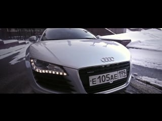 Audi r8 sportcar drift test крутая тачка