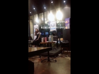내가 모르게 (don’t let me know) at tom stage in tom n toms coffee (180829)