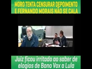 Juiz fica irritado ao saber de elogiosde bono vox a lula