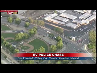 Bizarre police chase woman allegedly steals rv, causes two crashes prior to arr