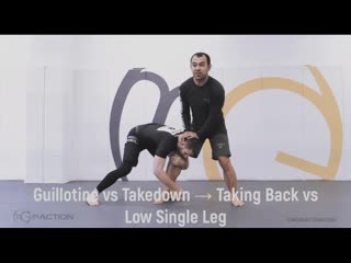 Marcelo garcia guillotine vs takedown taking back vs low single leg