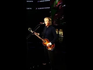 Paul mccartney – junior's farm (part 3) soundcheck in new orlean