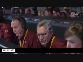 Thrilling moments before the insight touchdown to mars kudos to these wonderful people another milestone for the humanity!