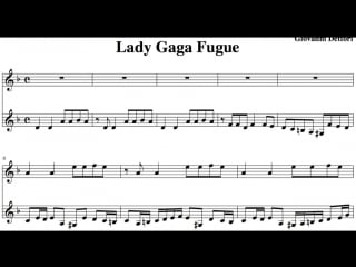 Lady gaga fugue