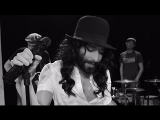 Conchita wurst dress rehearsal for the first concert with the new band (29 03 2017)