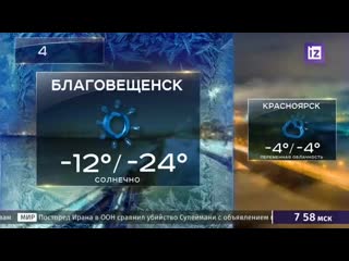 04 01 2020 0758мск погода 04 01 2020,сб благовещенск