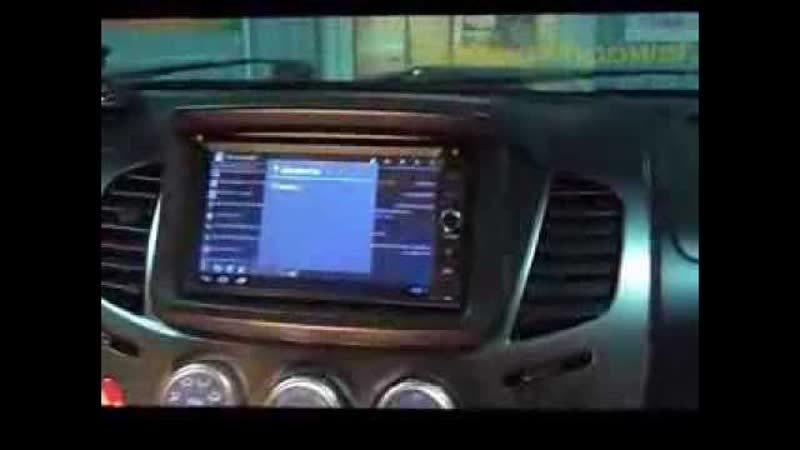 Штатное головное устройство android 4 1 mitsubishi l200, pajero sport