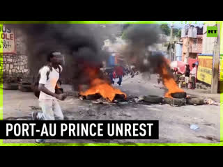 Tires burn as gas price hike sparks protests in haiti