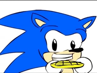 Sonic the hedgehog likes waffles [rus] high
