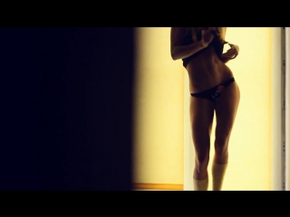 Hot sexy blonde girl dancing