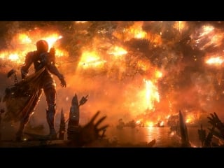 4k [original] sylvanas burning teldrassil (world of warcraft battle for azeroth) ultrawide supported