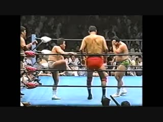 Giant baba/jumbo tsuruta/mitsuo momota vs mighty inoue/masanobu fuchi/haruka eigen [jip]