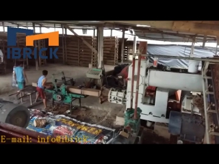 Our brick extruder in peru