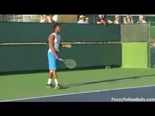 Gael monfils hitting