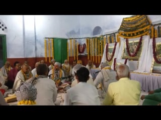 Sri haridasi samaj kirtan in vrindavan