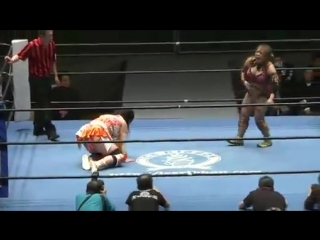 3 arisa nakajima, hamuko hoshi vs aoi kizuki, kayoko haruyama (ice ribbon 3/21/15)