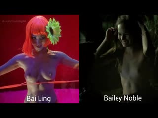 Nude actresses (bai ling, bailey noble) in sex scenes / голые актрисы (бай лин, бэйли ноубл) в секс сценах