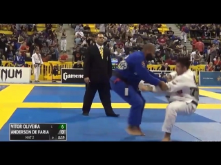 Black belts vitor oliveira vs anderson de faria #ibjjfworld16